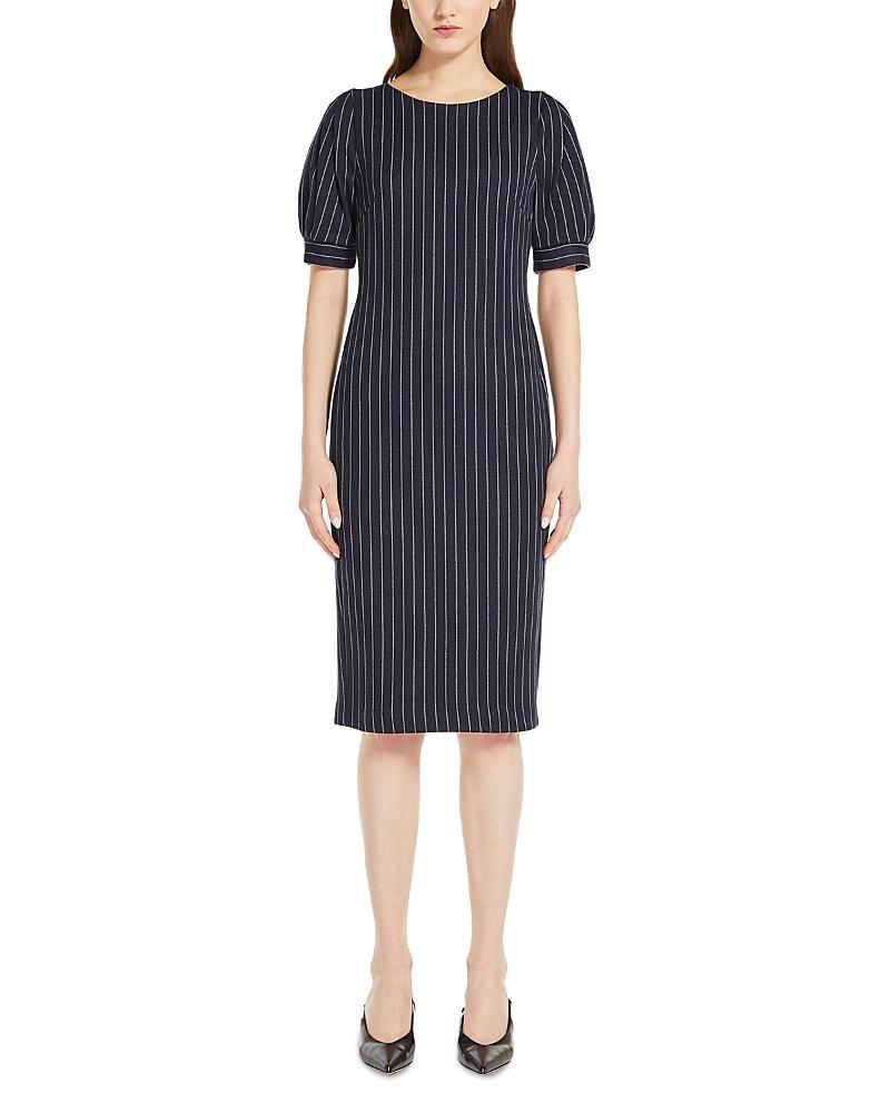 Womens Tunica Pinstripe Sheath Dress Product Image