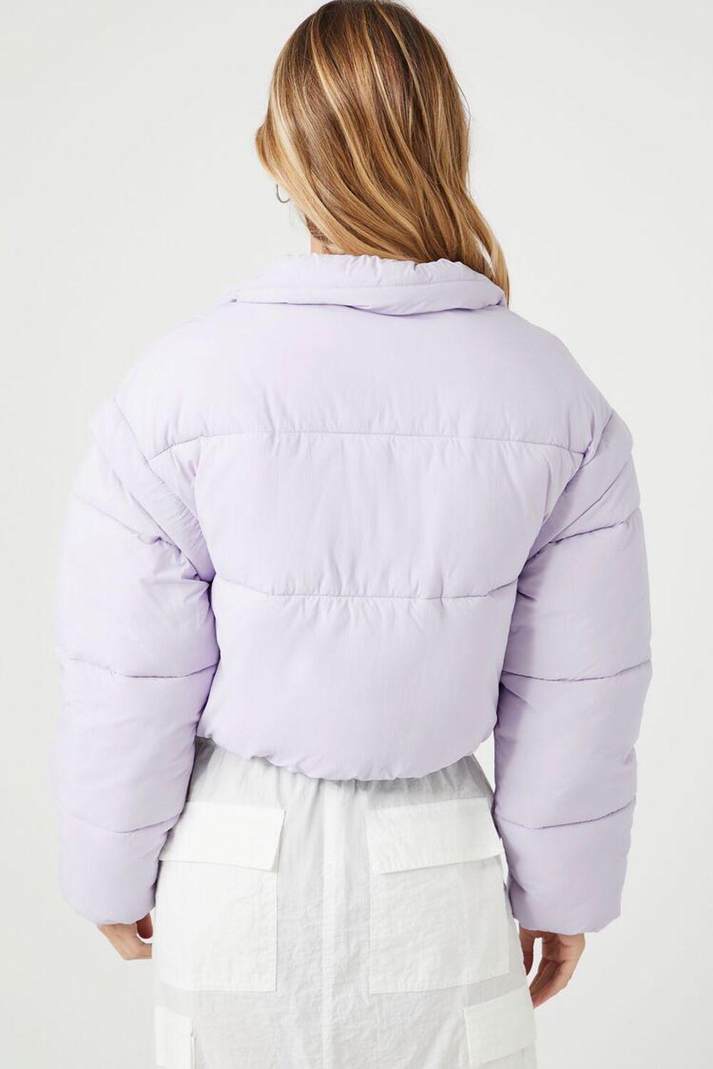 Cropped Layered-Sleeve Puffer Jacket | Forever 21 Product Image