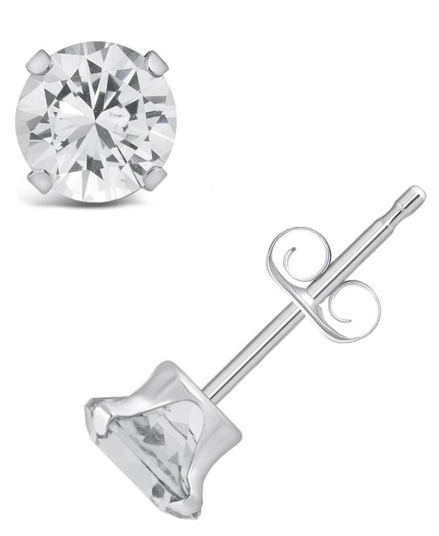 Macys Gemstone Stud Earrings in 10k Yellow Gold Product Image