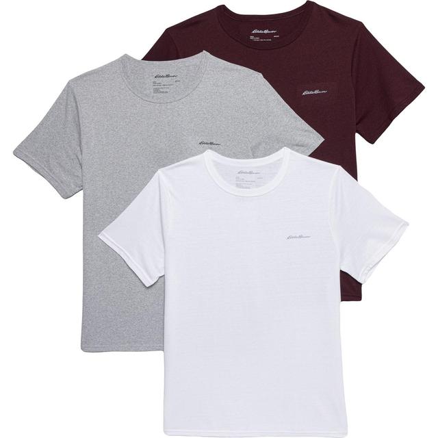 Eddie Bauer Classic Crew Neck Shirt - 3-Pack, Short Sleeve Product Image