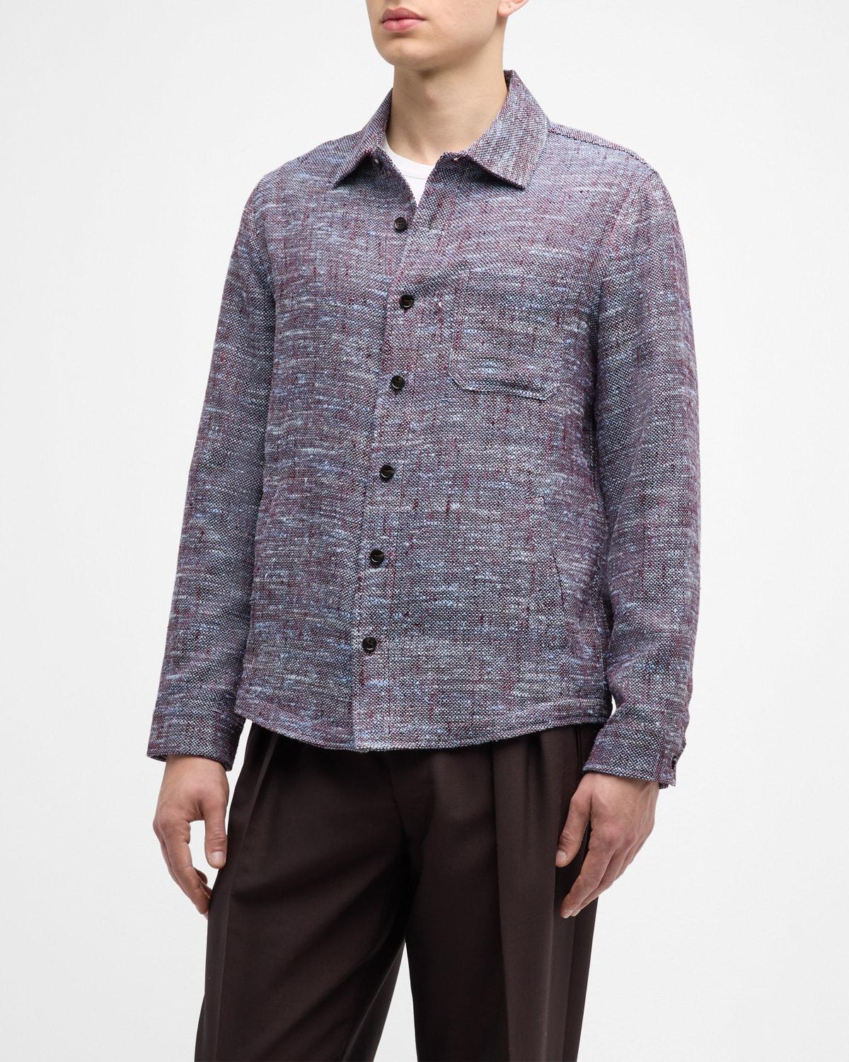 Mens Summer Tweed Overshirt Product Image