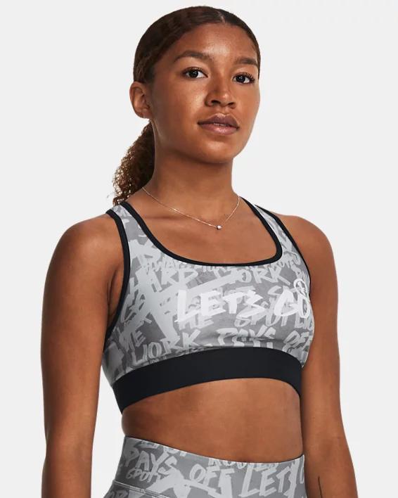 Women's Armour® Mid Message Sports Bra Product Image