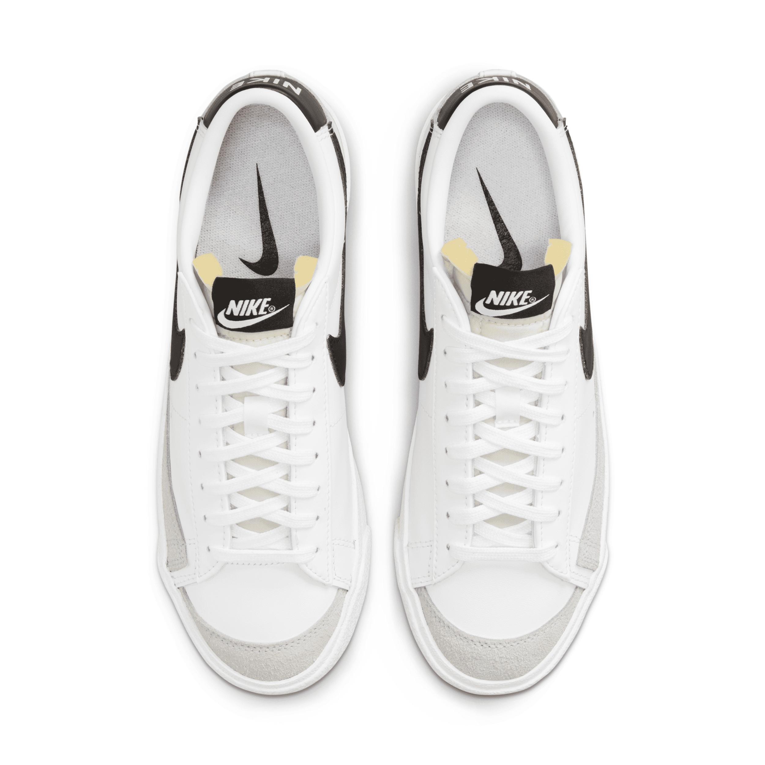 Nike Womens Blazer 77 Low - Basketball Shoes White/Black Product Image