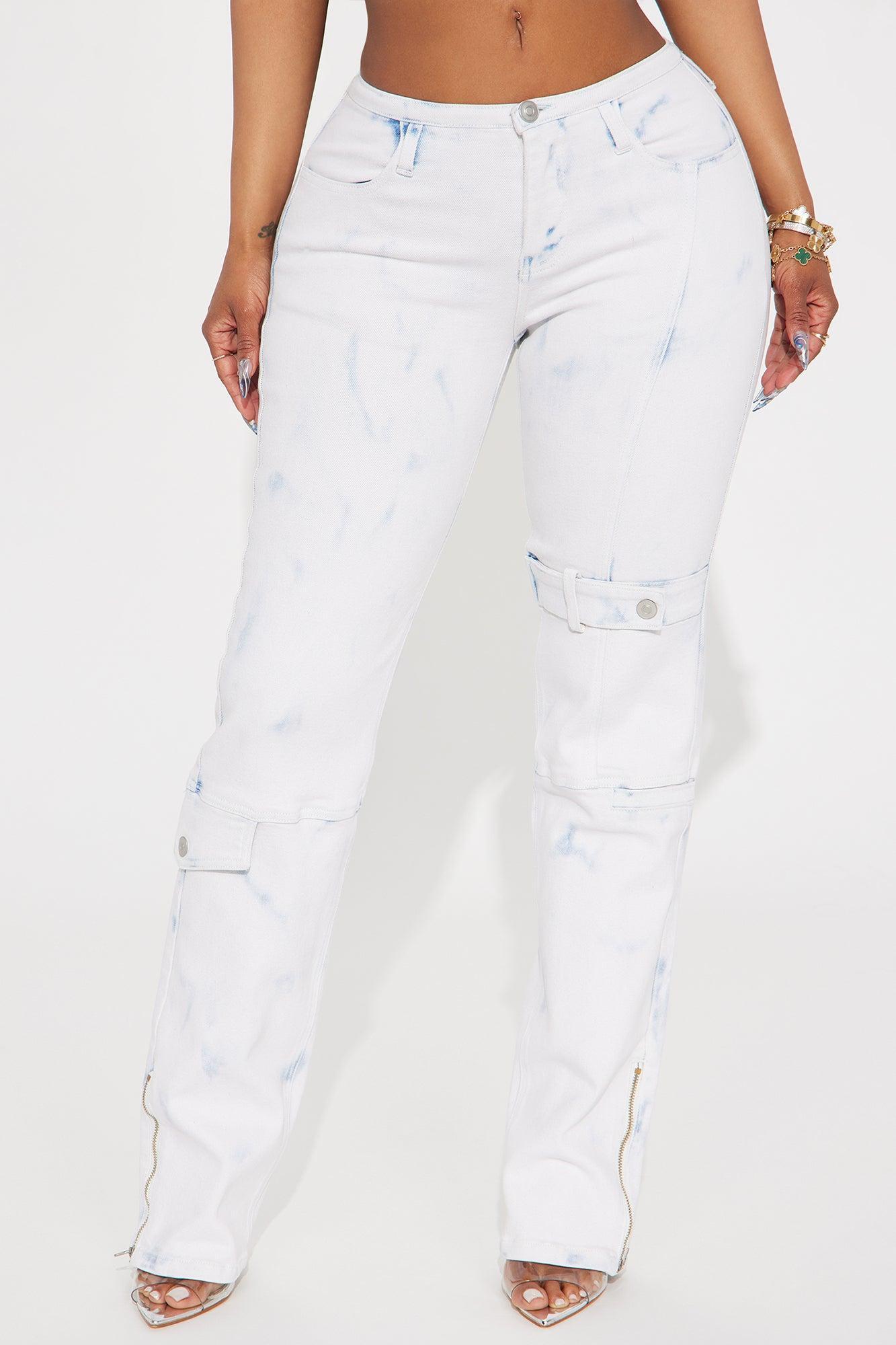 Biding My Time Straight Leg Jeans - Light Wash Product Image