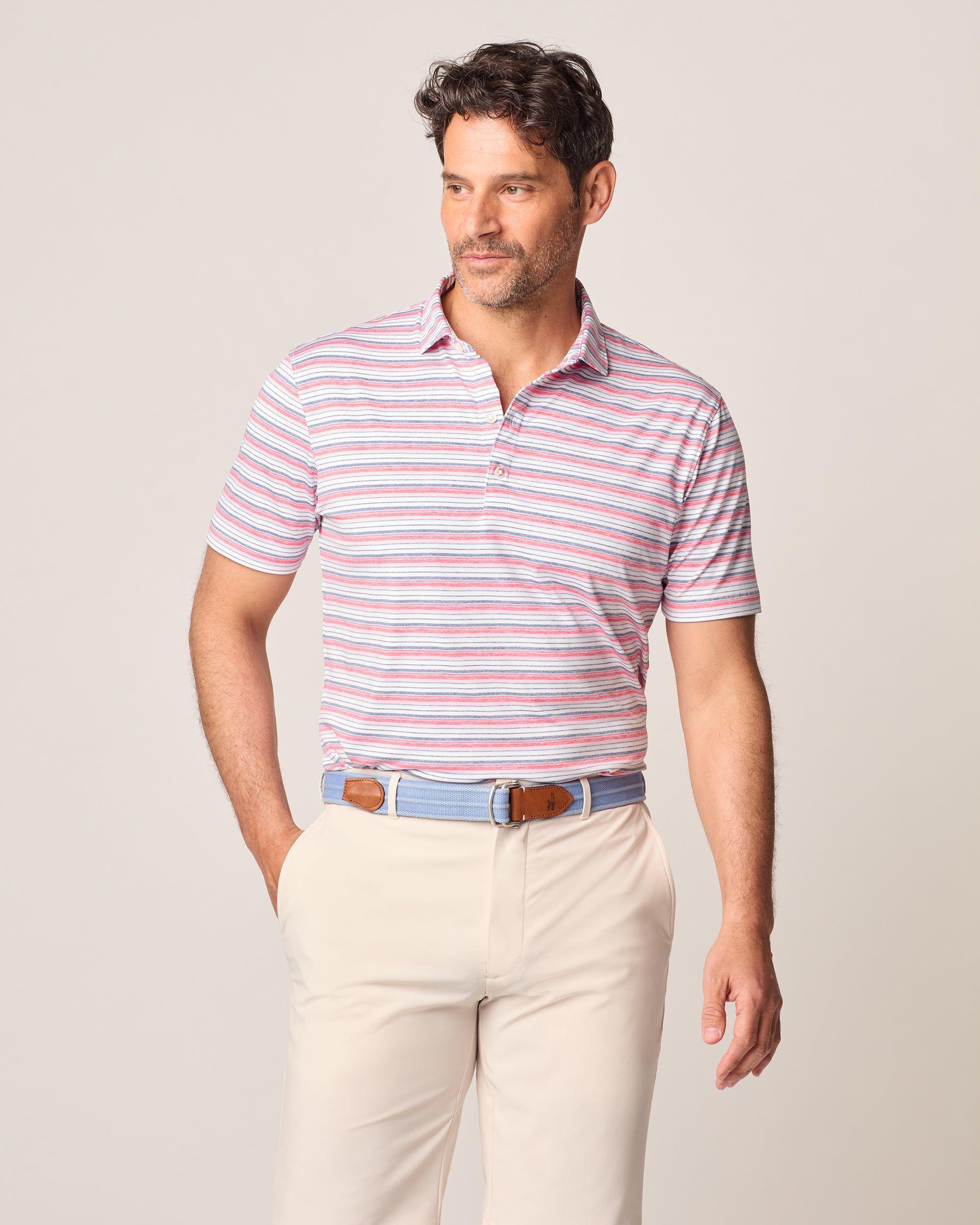 Performance Jersey Polo - Tyson Stripe Male Product Image