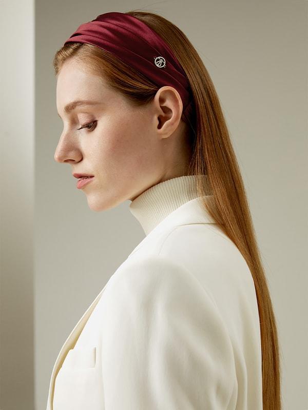 Adjustable Mulberry Silk Headband Product Image