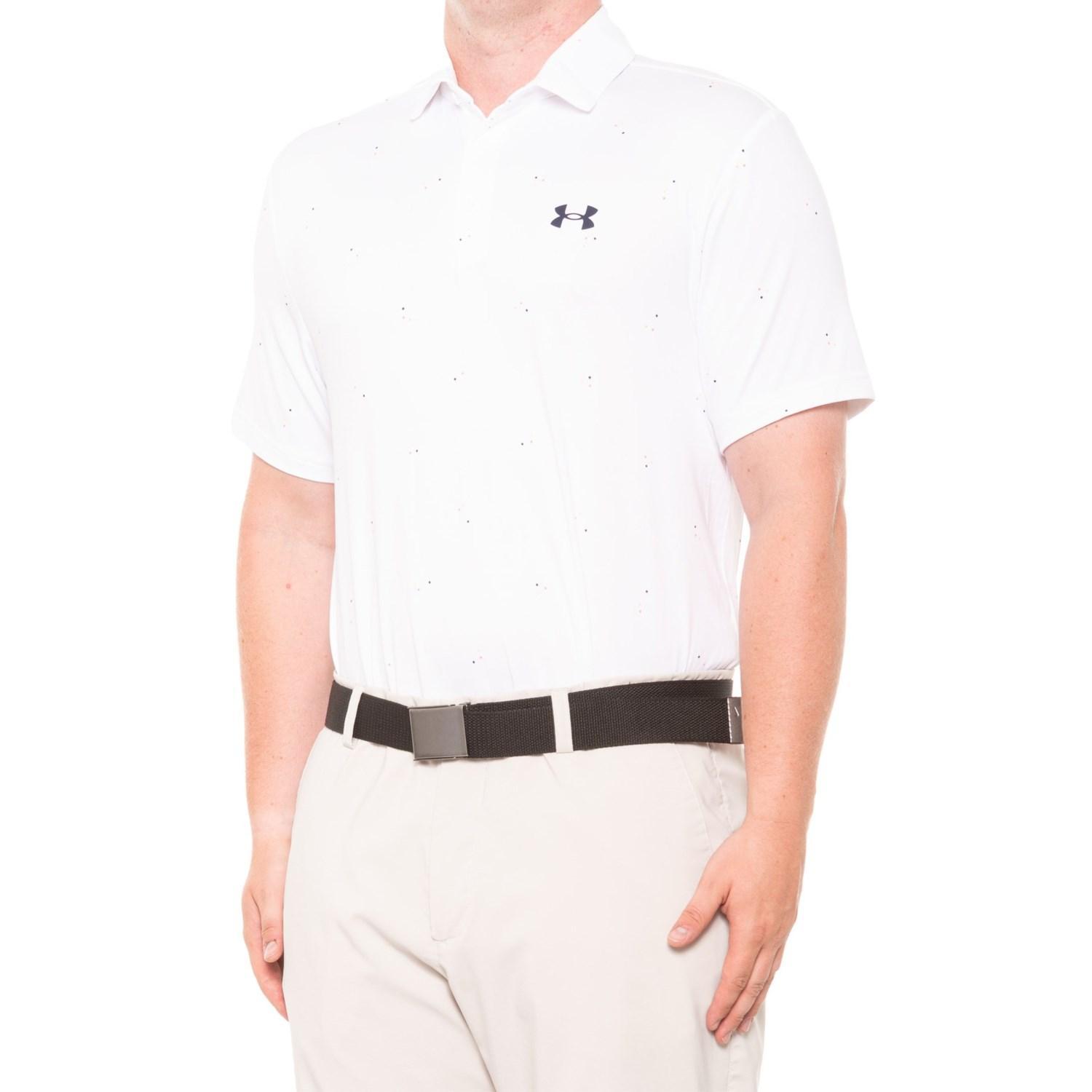 Under Armour Playoff 3.0 Printed Golf Polo Shirt - UPF 40, Short Sleeve Product Image