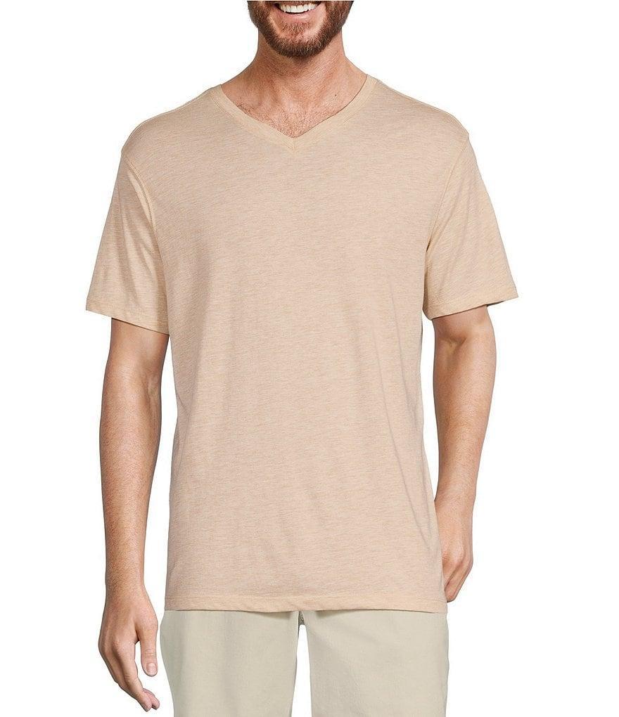 Roundtree & Yorke Soft Washed Short Sleeve V-Neck T-Shirt Product Image