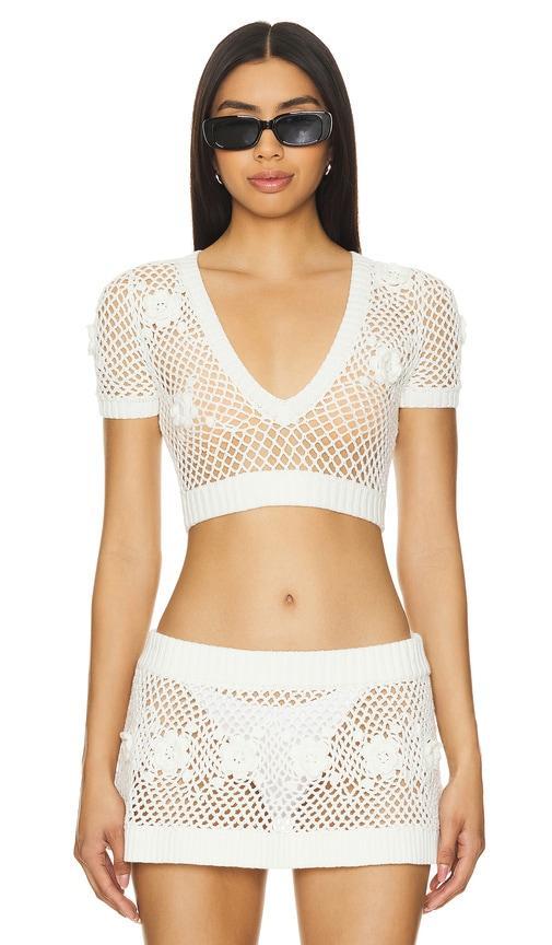 Adaline Crochet Top Product Image