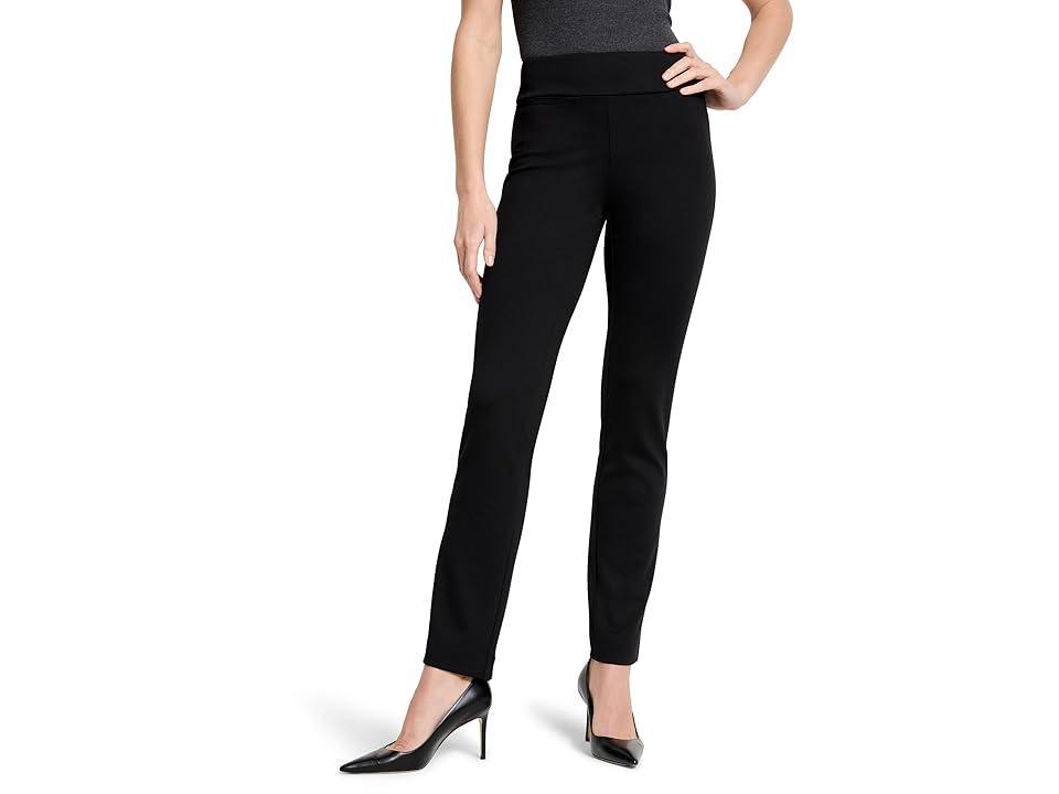 NIC+ZOE 29.5 Ponte Pocket Pants Onyx) Women's Dress Pants Product Image