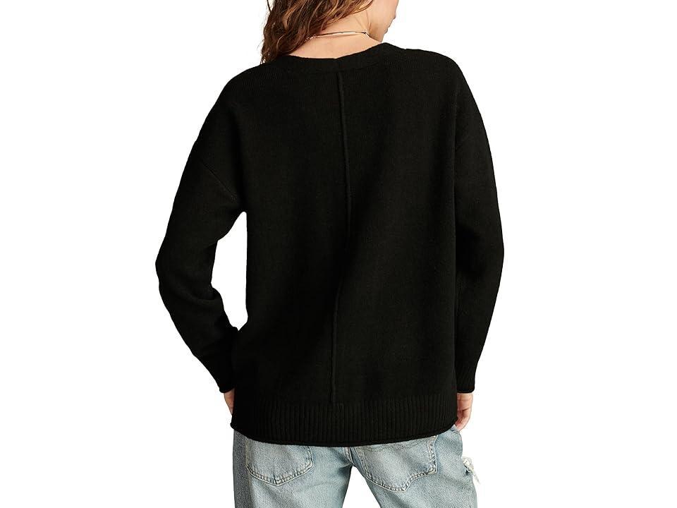 Lucky Brand Slouchy Pocket Cardi (Dark ) Women's Clothing Product Image