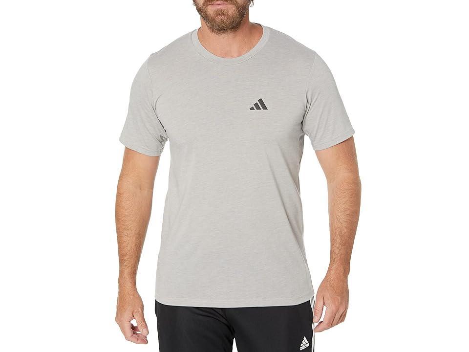 Big & Tall adidas Train Essentials Feelready Training Tee, Mens Medium Gray Grey Product Image