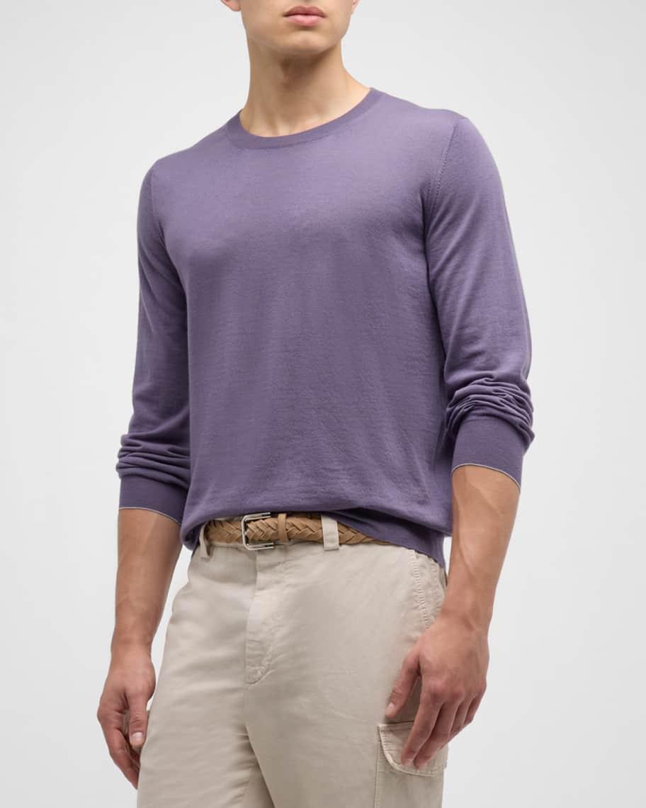 Men's Fine Gauge Crewneck Sweater Product Image