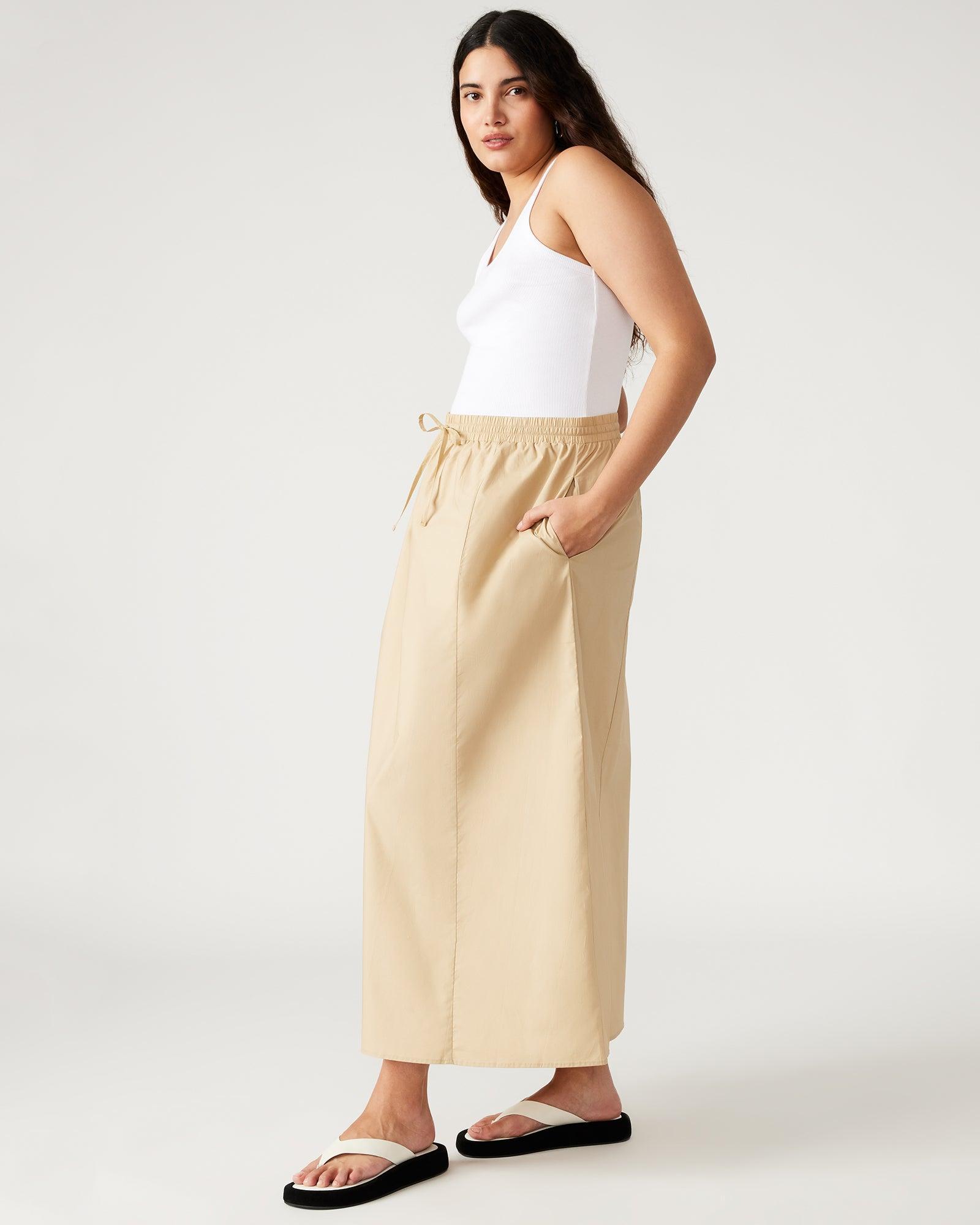 SUNNY SKIRT KHAKI Female Product Image