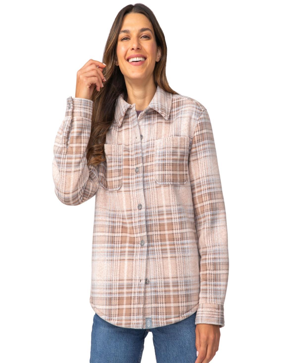 Free Country Womens Chill Out Fleece Shirt Jacket Product Image