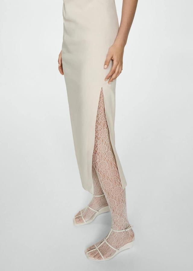 MANGO - Lace design stockings - One size - Women Product Image