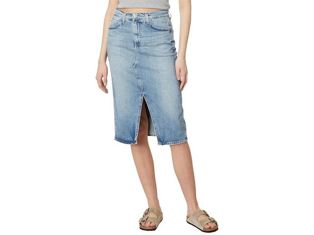 AG Jeans Alicia Midi Denim Skirt (Eclipsed) Women's Skirt Product Image