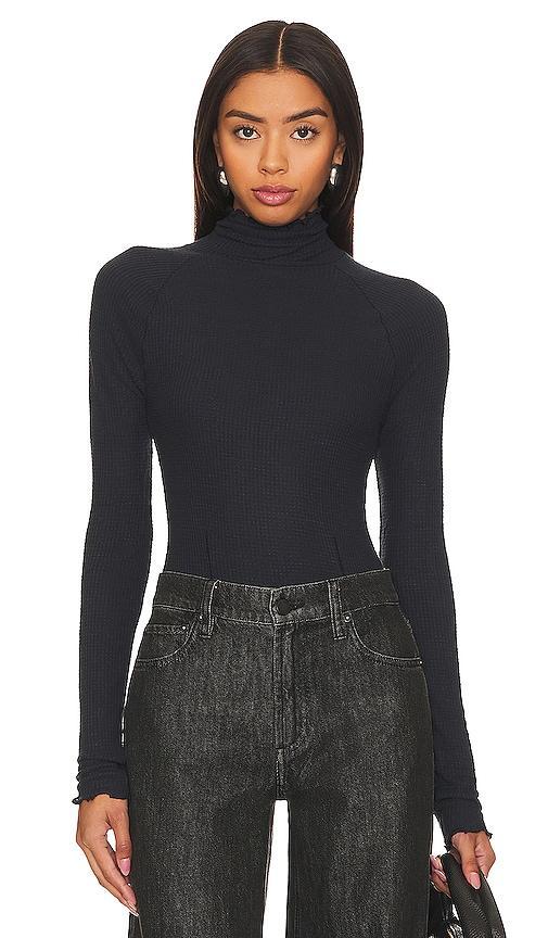 Free People x Intimately FP Make It Easy Thermal In Black Size XL. product image