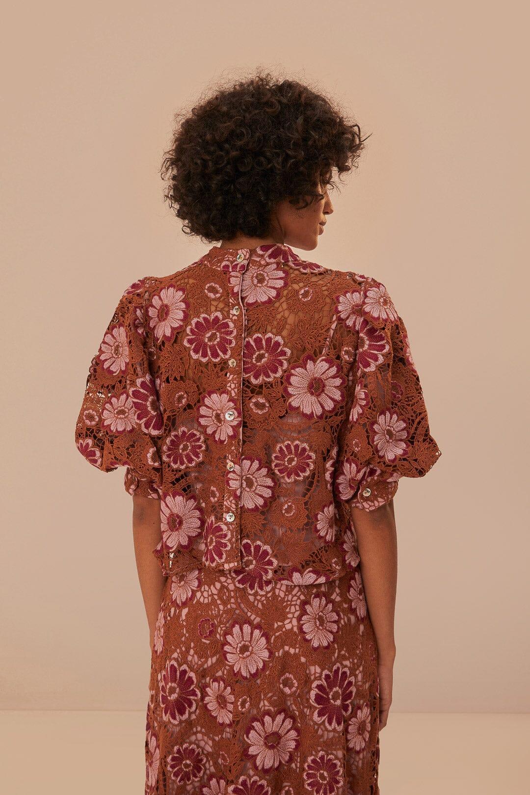 Gigi Tapestry Guipure Blouse Product Image