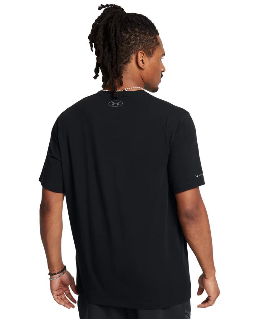 Men's UA Icon Charged Cotton® V-neck Short Sleeve Product Image