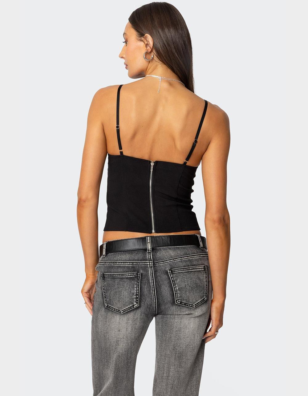 EDIKTED Liana Cut Out Tank Top Product Image