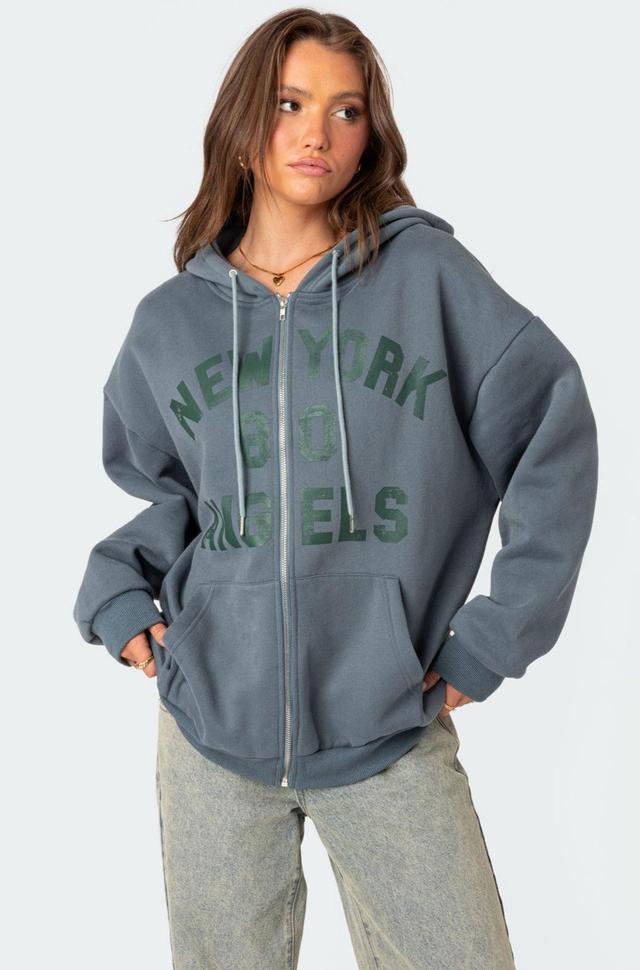 New York Angels Oversized Hoodie Product Image