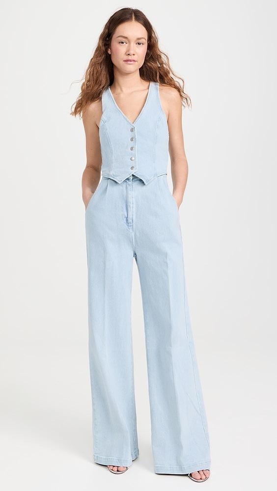 Amanda Uprichard Ethan Denim Jumpsuit | Shopbop Product Image