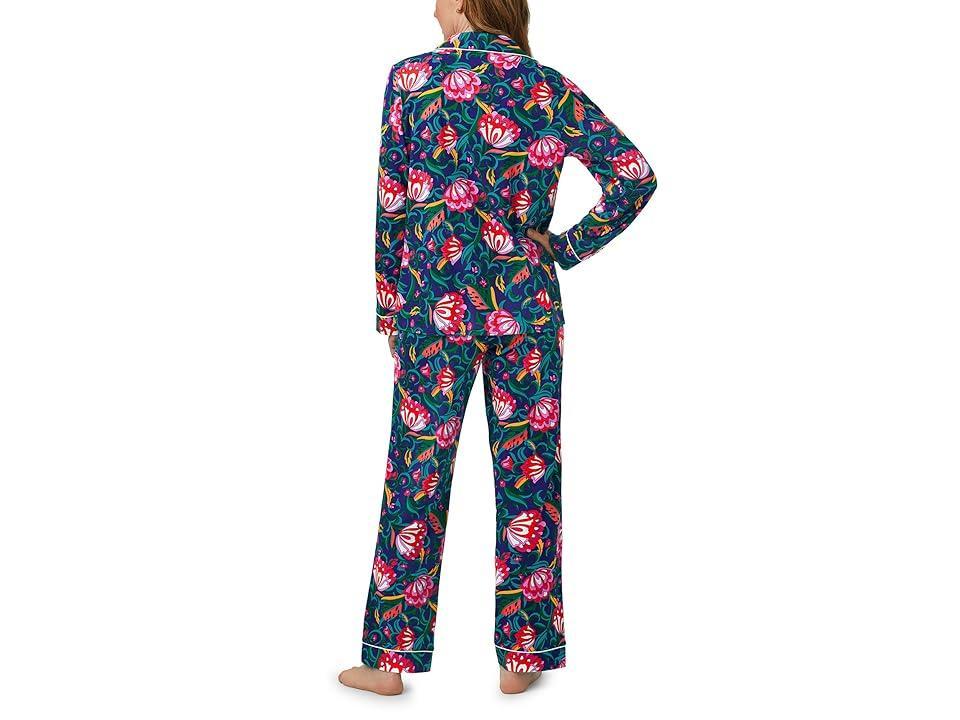 Floral-Print Organic Cotton Jersey Pajama Set Product Image