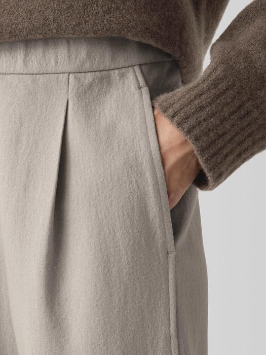 EILEEN FISHER Felted Wool Jersey Lantern Pant in Regenerative Woolfemale Product Image