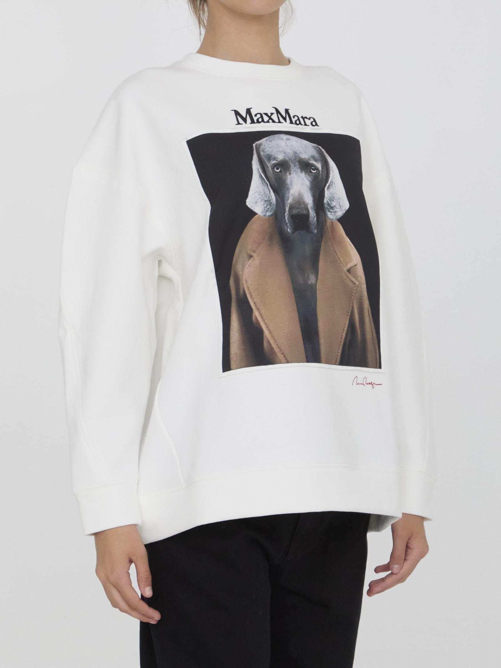 MAX MARA Bacco Sweatshirt In Beige Product Image