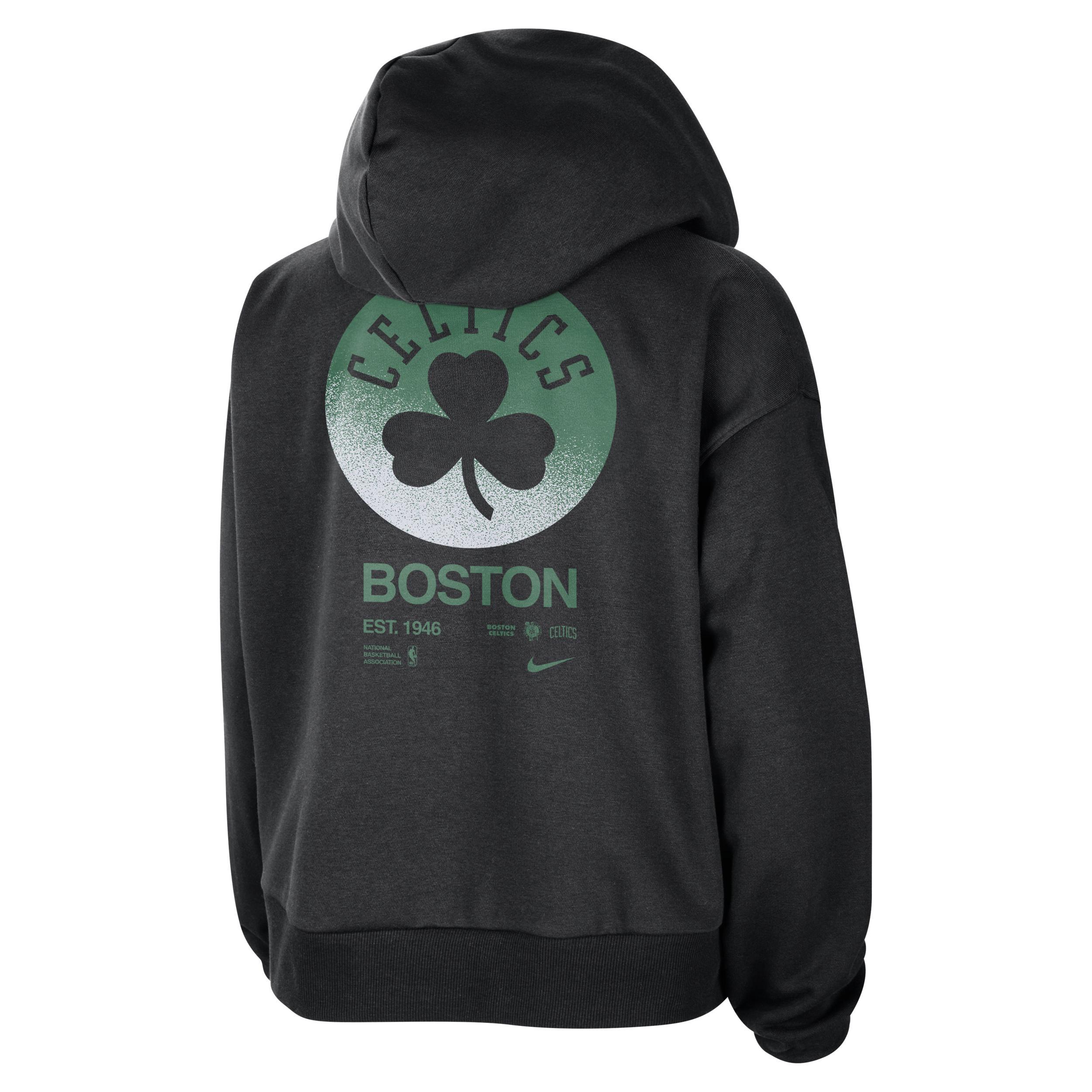 Boston Celtics Standard Issue Nike Women's Dri-FIT NBA Pullover Hoodie Product Image