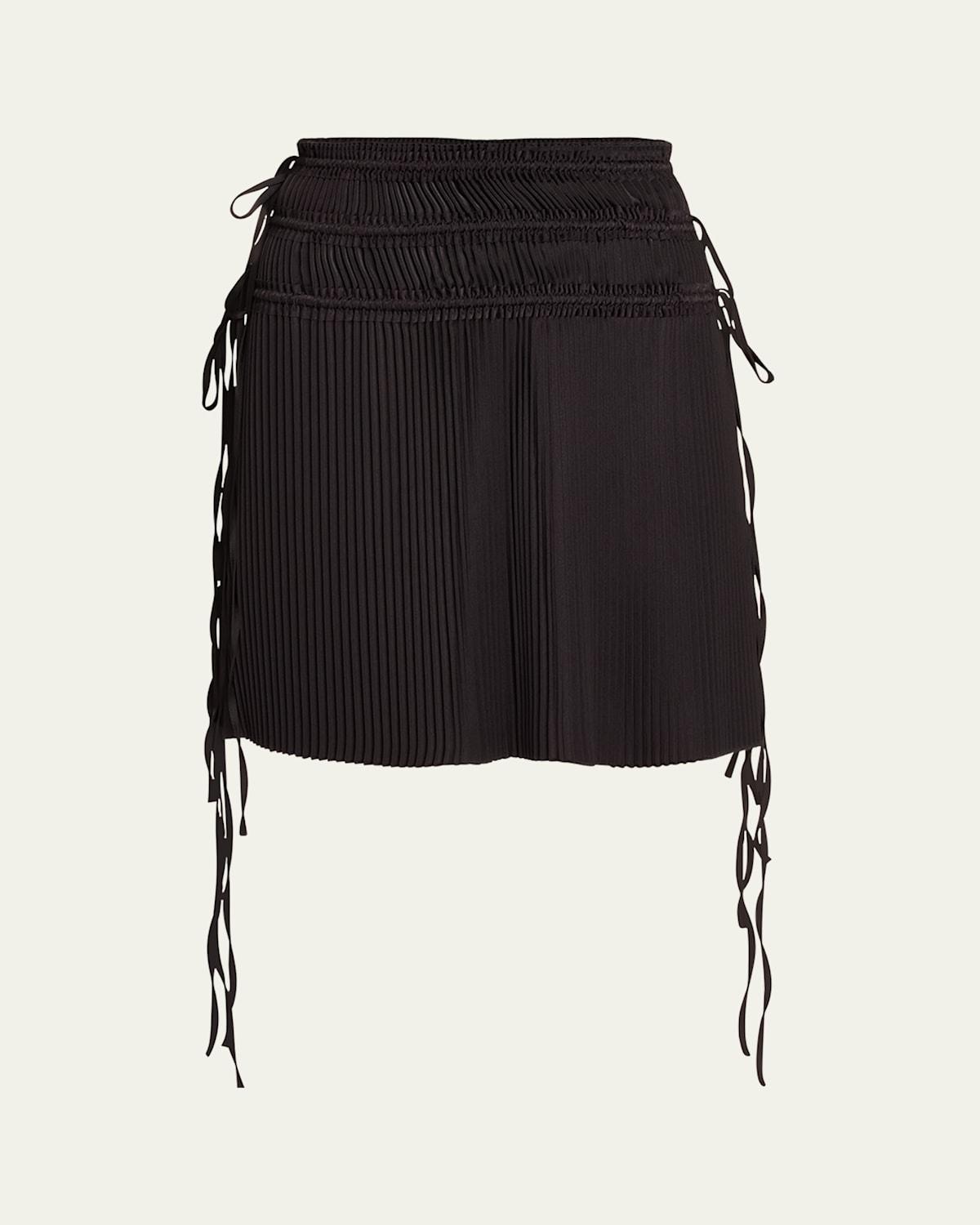 Helmut Lang Tie Pleat Skirt Product Image