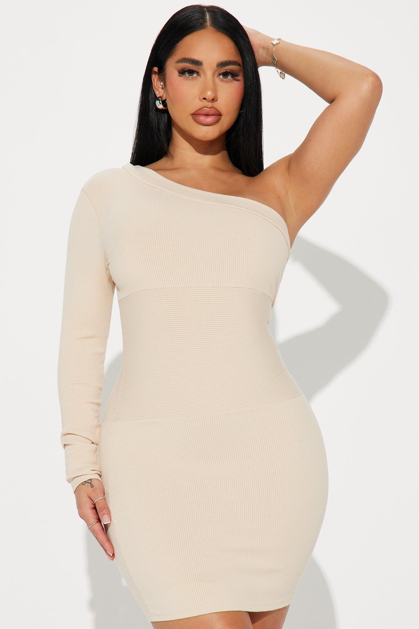 Oakley Snatched Mini Dress - Cream Product Image