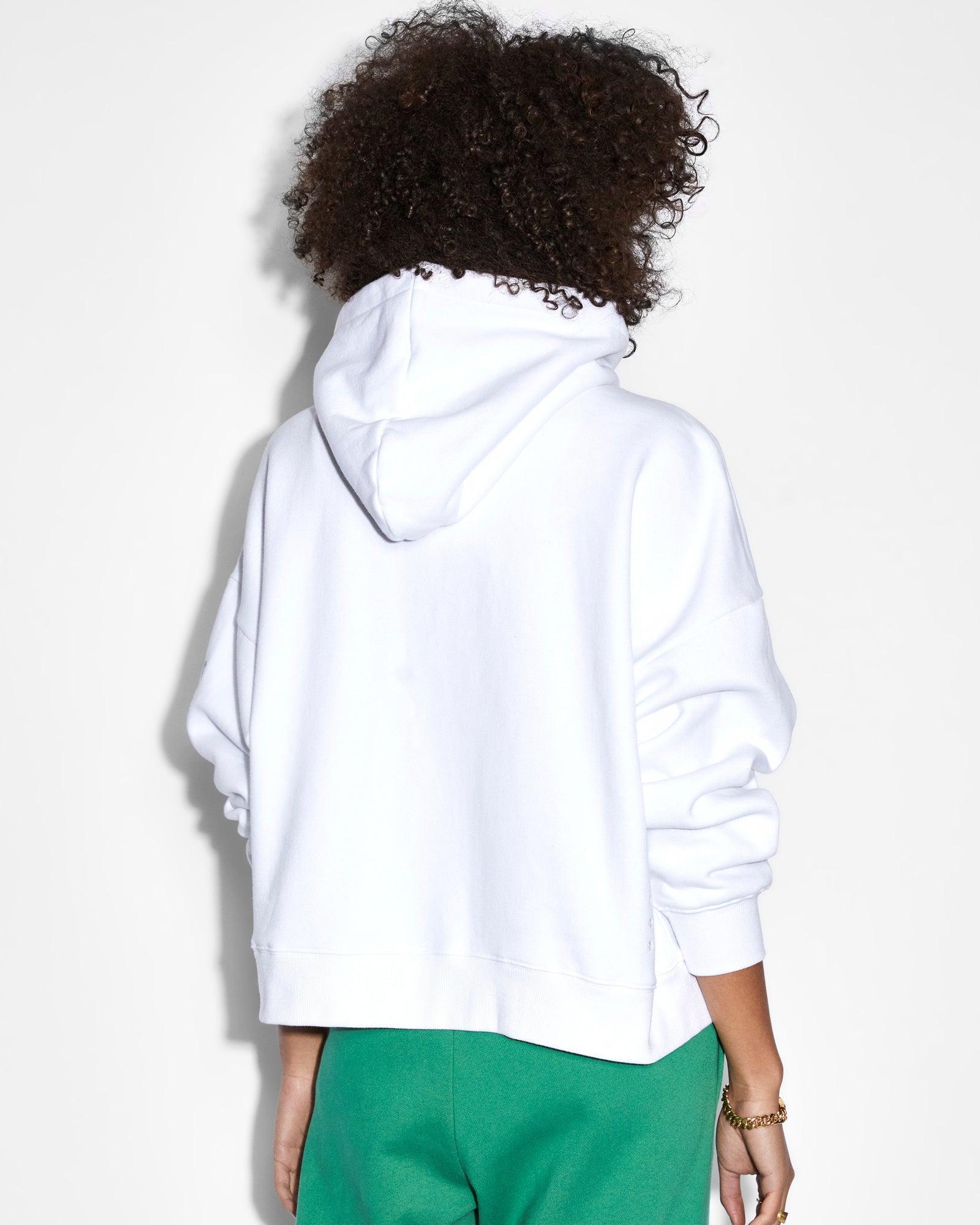 UNITY SLOUCH HOODIE WHITE Female Product Image