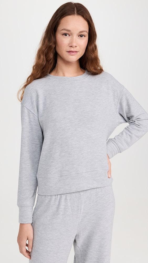 perfectwhitetee Selma Brushed Jersey Pullover | Shopbop Product Image