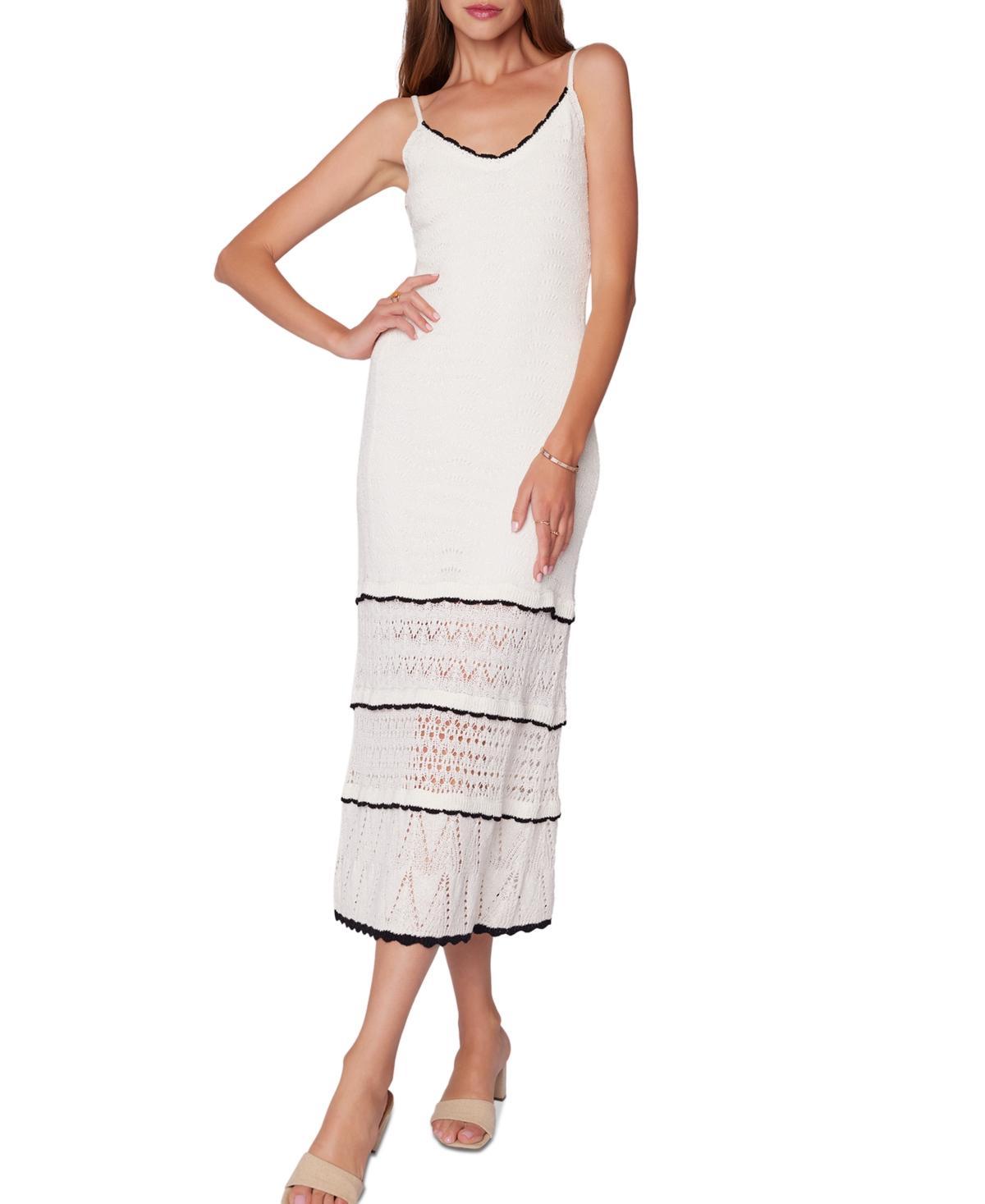 Lost + Wander Womens Scallop Crush Knit Midi Dress Product Image