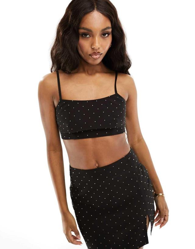 ASOS DESIGN hotfix bralette Product Image