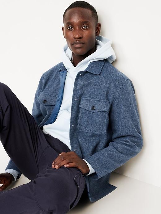 Double-Knit Shacket Product Image