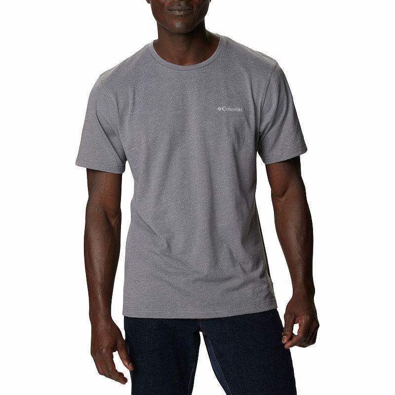 Mens Columbia Thistletown Hills Omni-Wick Performance Tee City Gray Grey Product Image