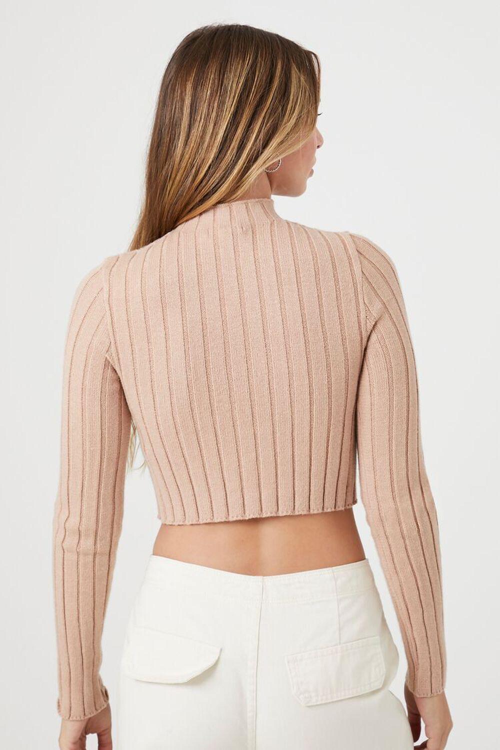 Ribbed Mock Neck Sweater | Forever 21 Product Image