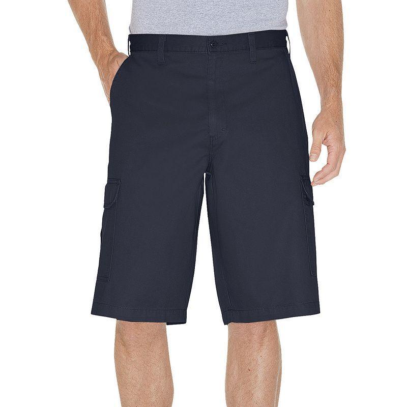 Mens Dickies Loose-Fit Cargo Shorts Dark Blue Product Image