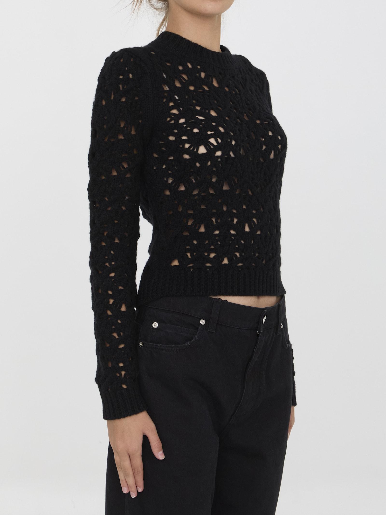 CHLOÉ Wool Knit Jumper In Black Product Image