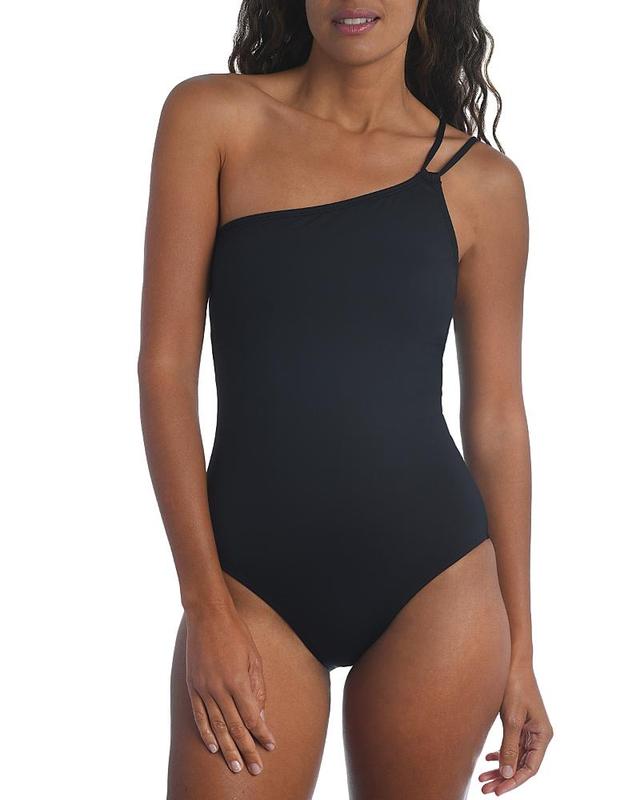 La Blanca Goddess One-Shoulder One-Piece Swimsuit Product Image