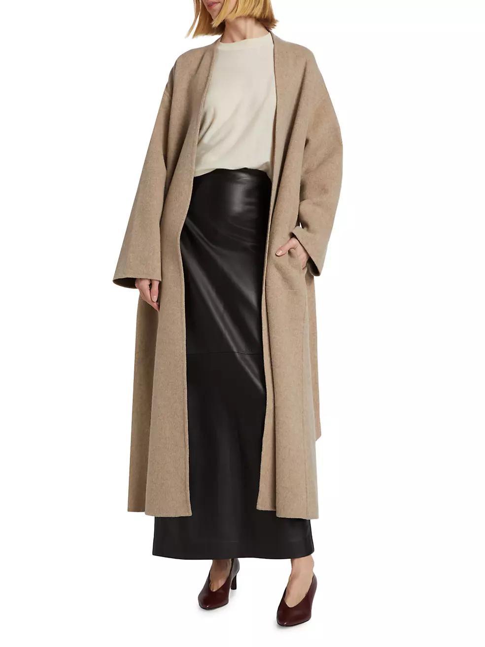 Double Wrap Belted Coat product image