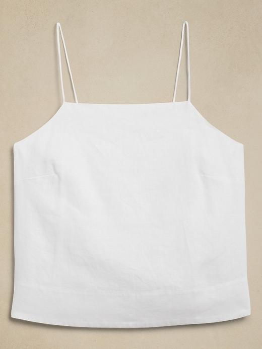 Linen Square-Neck Tank Product Image