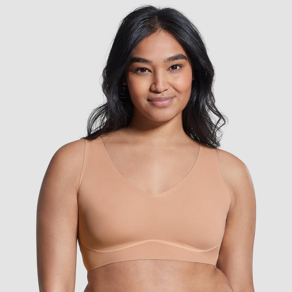 True & Co. True Everybody Womens V-Neck Lift Bra - Caramel Product Image