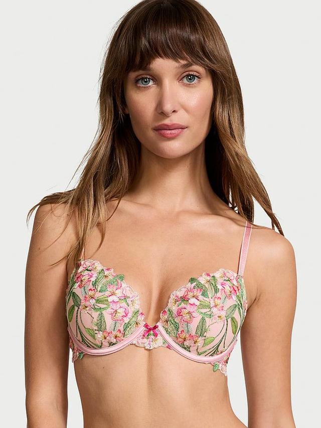 Lily Embroidery Push-Up Bra Product Image