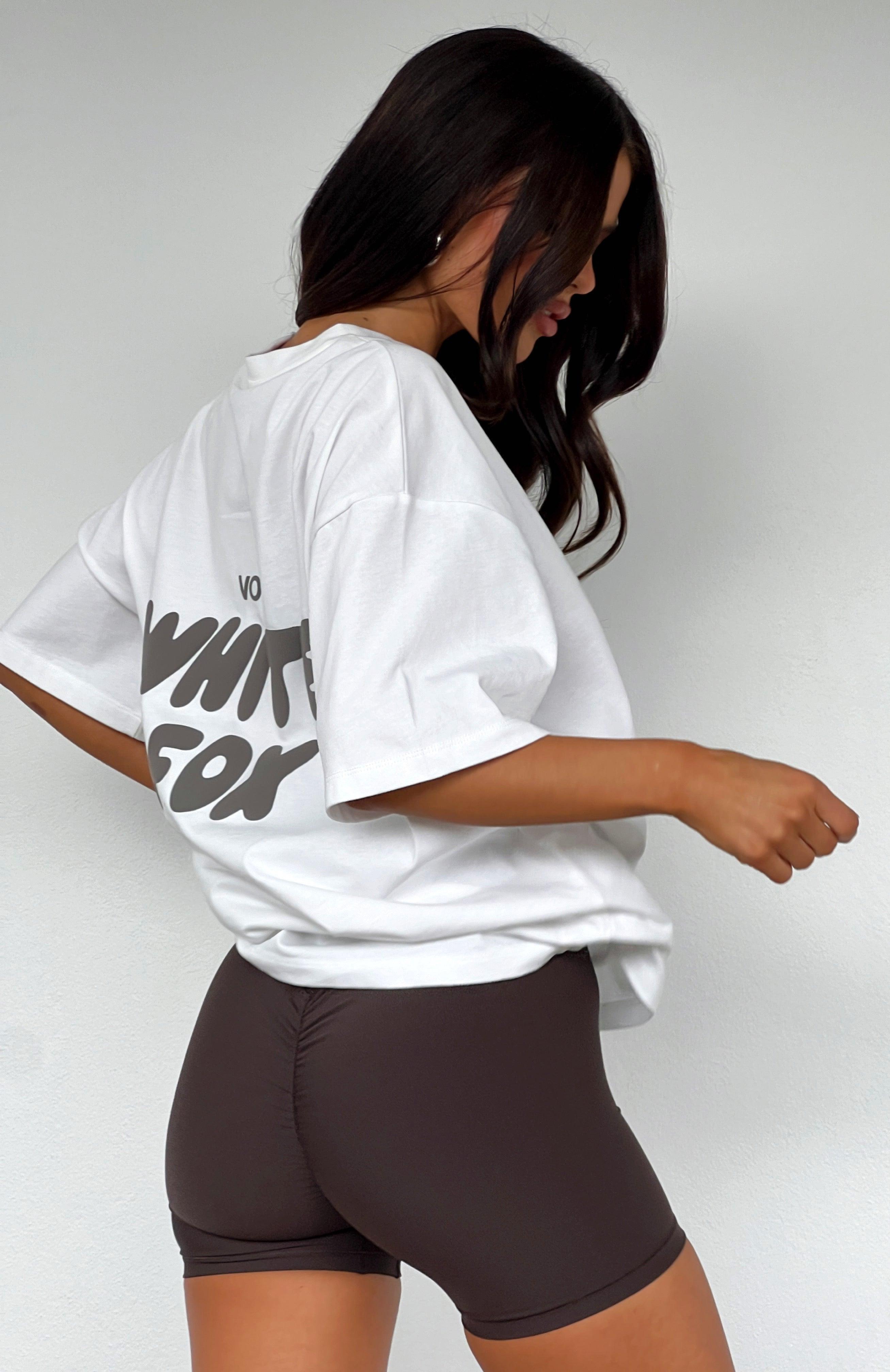 Offstage Oversized Tee White Product Image