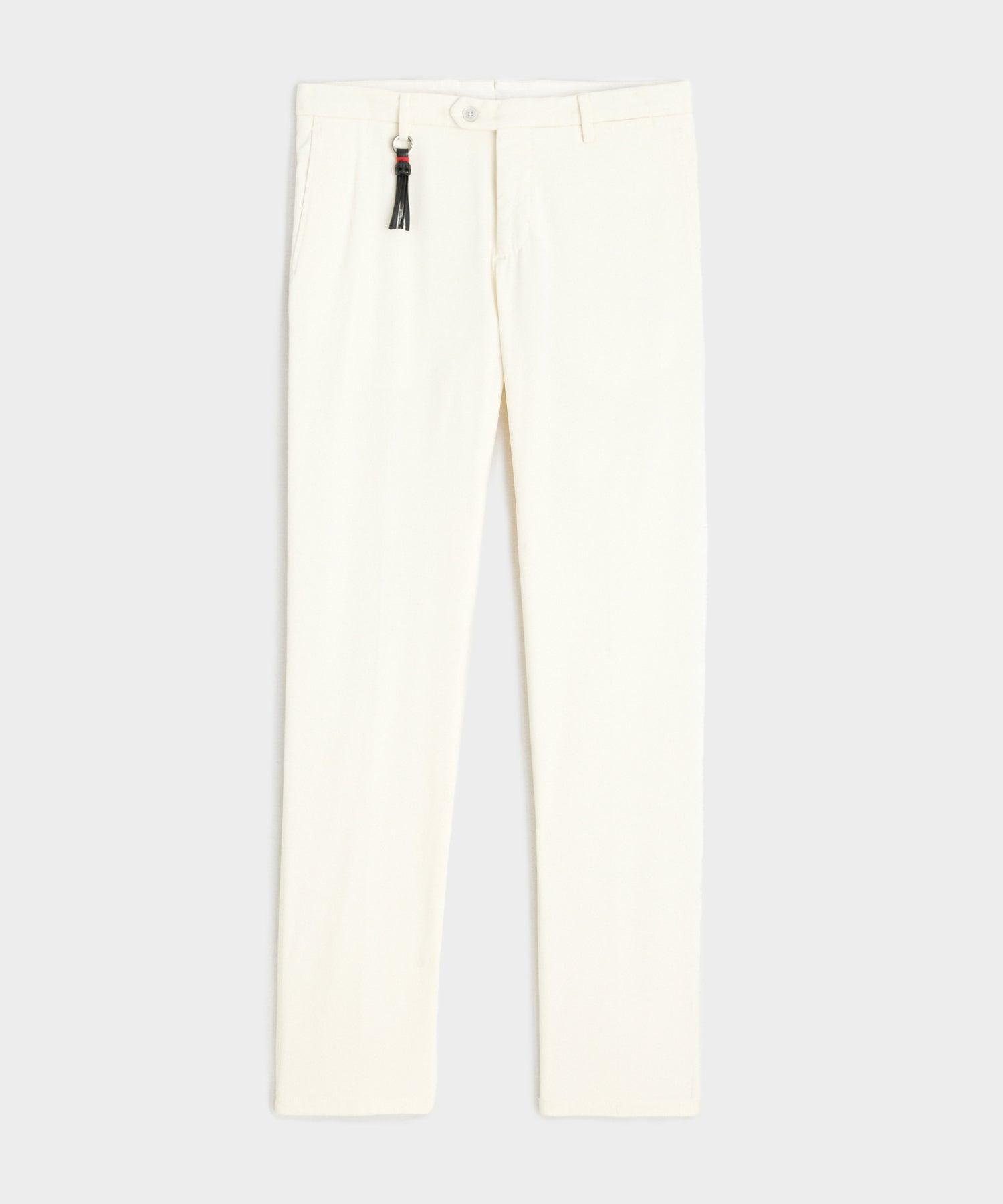 Pescarolo Slim 80 Dress Pant in White Product Image