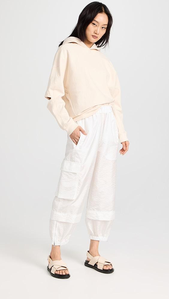 Tibi Crispy Nylon Pull On Joggers | Shopbop Product Image